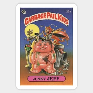 Garbage Pail Kids - Junky Jeff Sticker